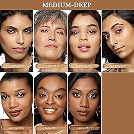 Lancme Teint Idole Ultra Wear All Over Full Coverage Concealer - Natural Matte Finish & Lightweight Under Eye Concealer - Up to 24H Wear - 495 Suede Warm