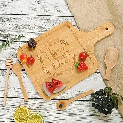 Miniatura 3 de Sparkle Race Regalos de inauguración de la casa, artículos esenciales para el hogar, tablero de charcutería de bambú, esenciales de cocina para