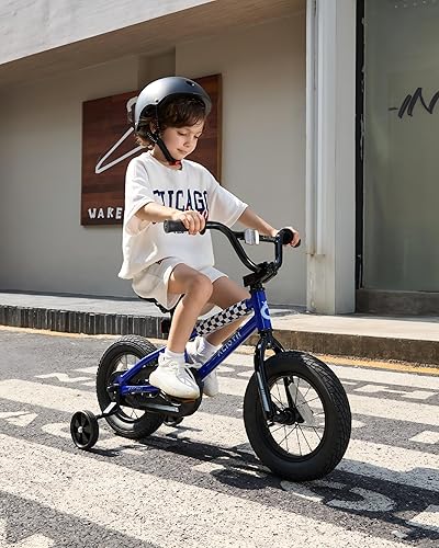 Miniatura 3 de BMX Style 12, 14, 16 pulgadas, ruedas de entrenamiento para niños, bicicleta de 20 pulgadas con soporte para niños y niñas de 2 a 14 años, posavasos