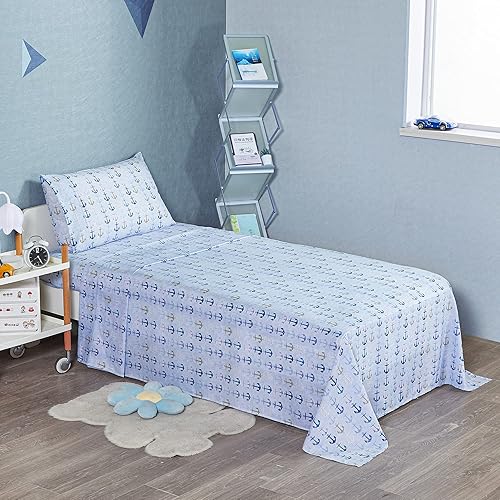 Miniatura 2 de Juego de sábanas para niños y niños, tamaño individual, sábanas de microfibra para niños, sábana bajera ajustable para niños, transpirable y sedosa,