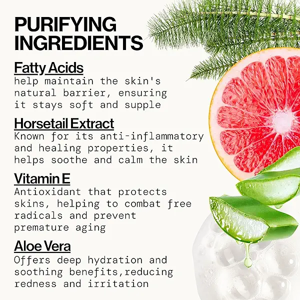 Pacifica Grapefruit Bubbles Gel-to-Foam Cleanser - Gentle Face Wash for Oily & Combination Skin, Helps Remove Excess Oil & Impurities, Helps Brighten, Vegan & Cruelty-Free Formula Dermatologist Tested 8