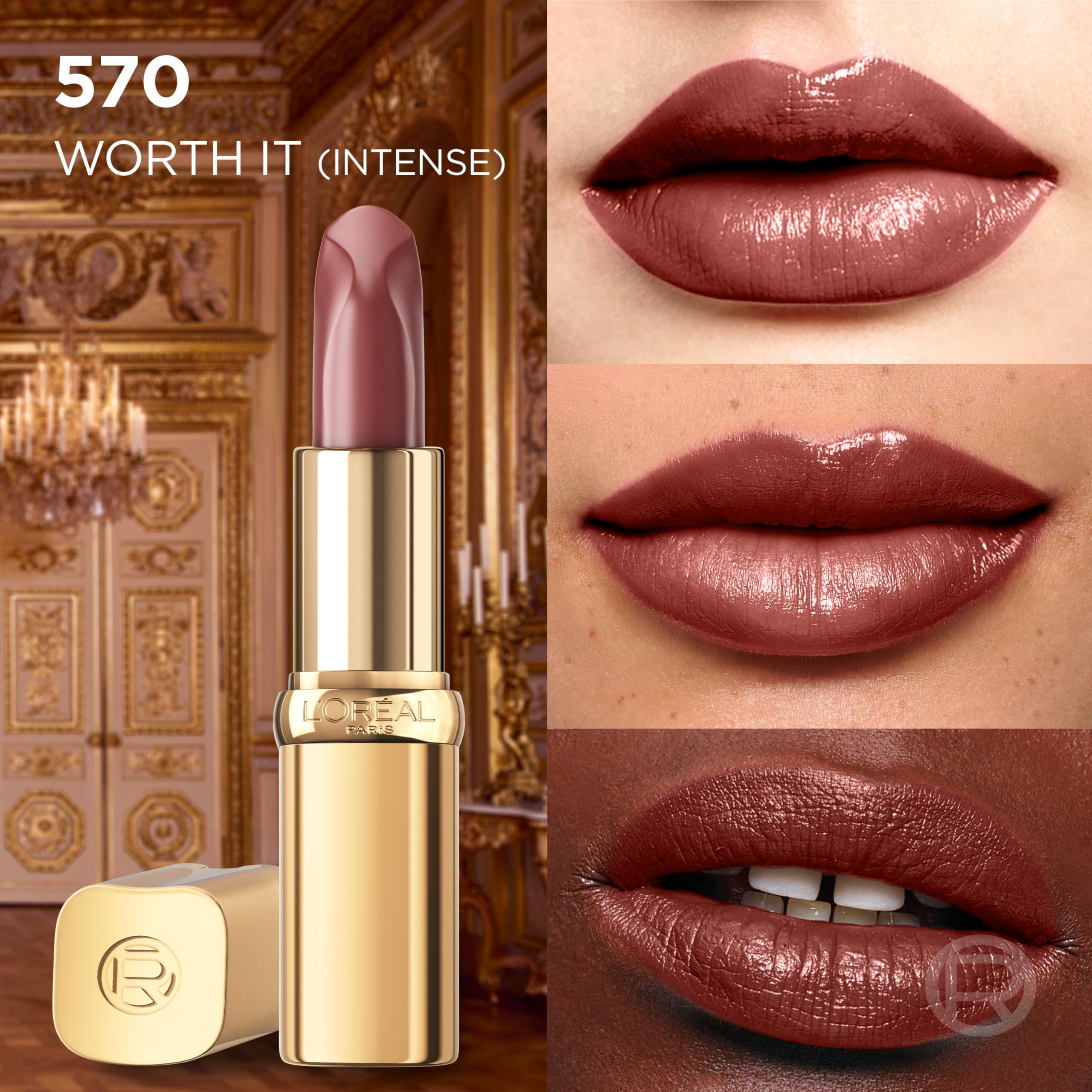 L'Oreal Paris Color Riche Saten Bitişli Ruj - 570 Worth It Intense
