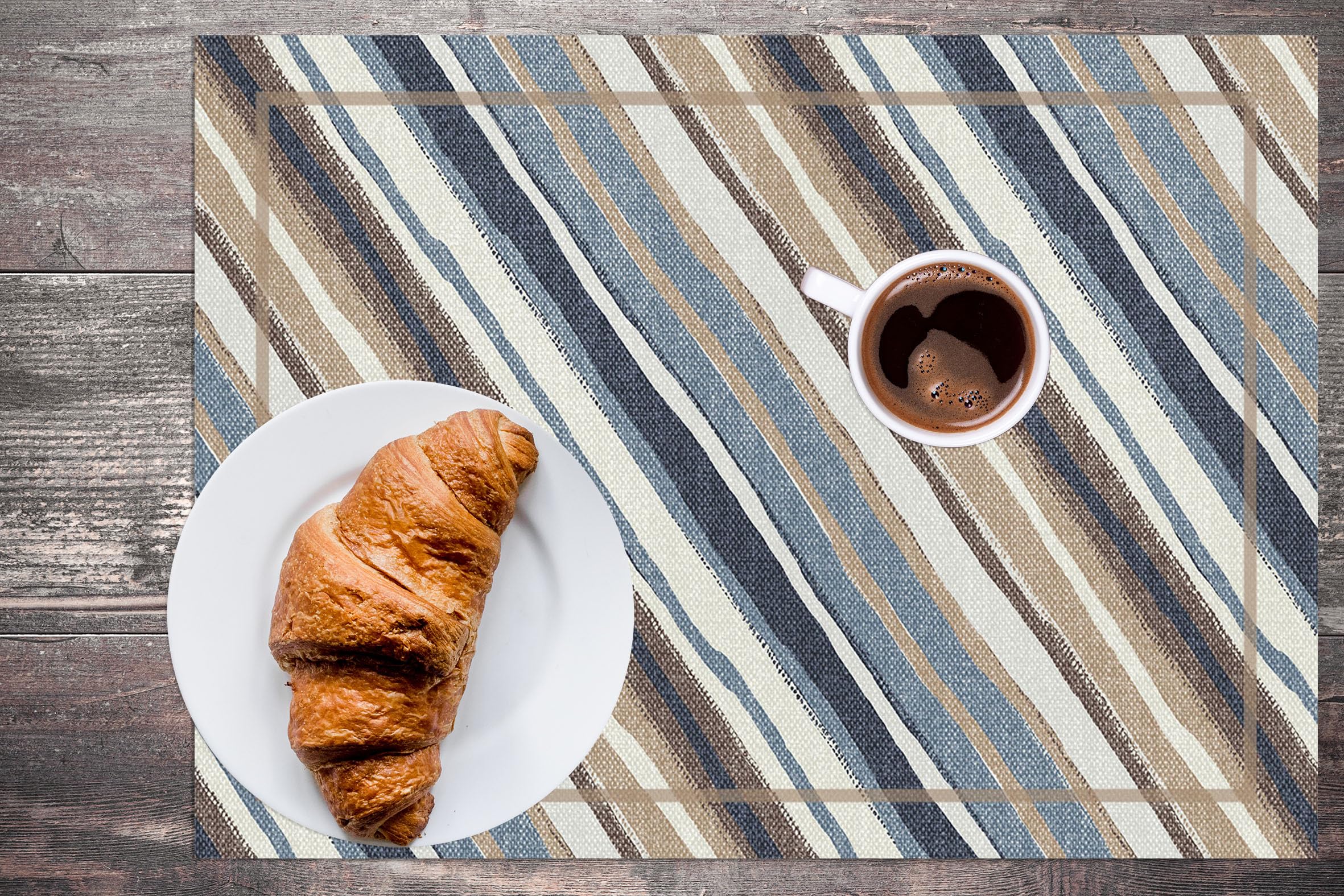 Set 4 tovagliette americane 33x45 cm, Diverse fantasie Ottima idea regalo (Tovaglietta 1095)