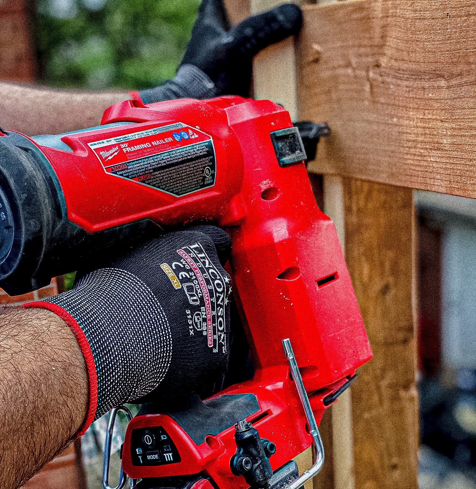 LINCONSON 12 Pack Safety Performance Series Construction Mechanics Work Gloves - 5