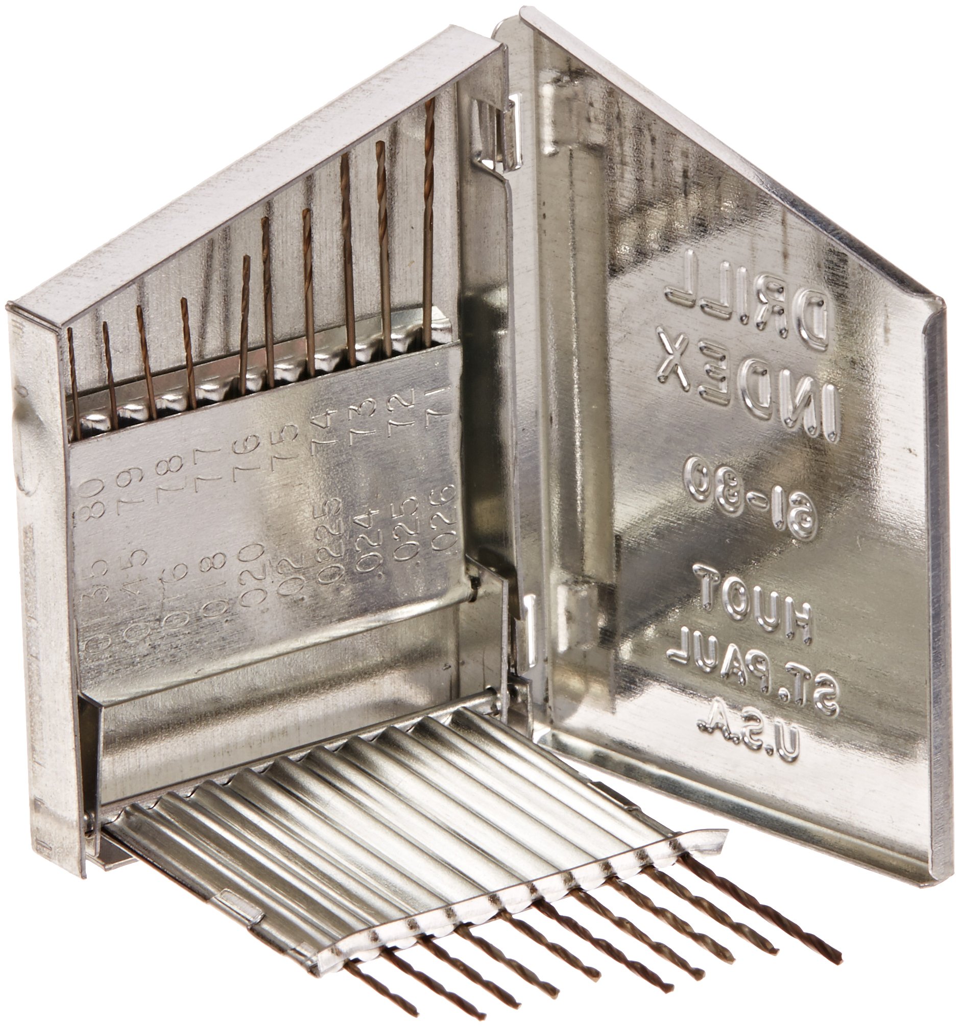 Amazon | Michigan Drill 307CV 20 Piece Cobalt Steel Jobber Length