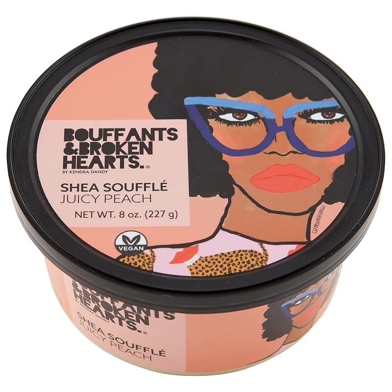 Ashanti Naturals Manteiga de Karité Batida com Fragrância Juicy Peach Souffle, 259 g