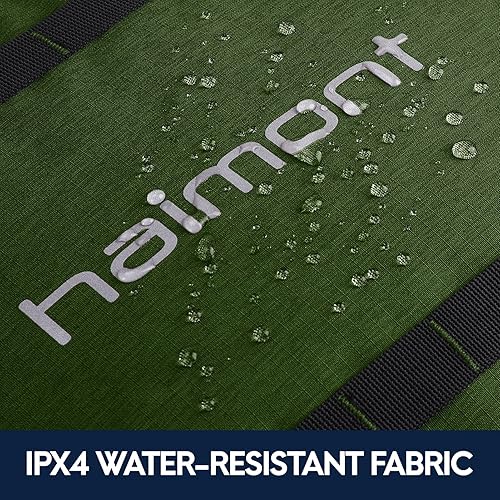 Miniatura 2 de Mochila con parte superior enrollable Haimont para hombres, mochila casual para portátil con 9 bolsillos para viajes, trabajo, caminatas,