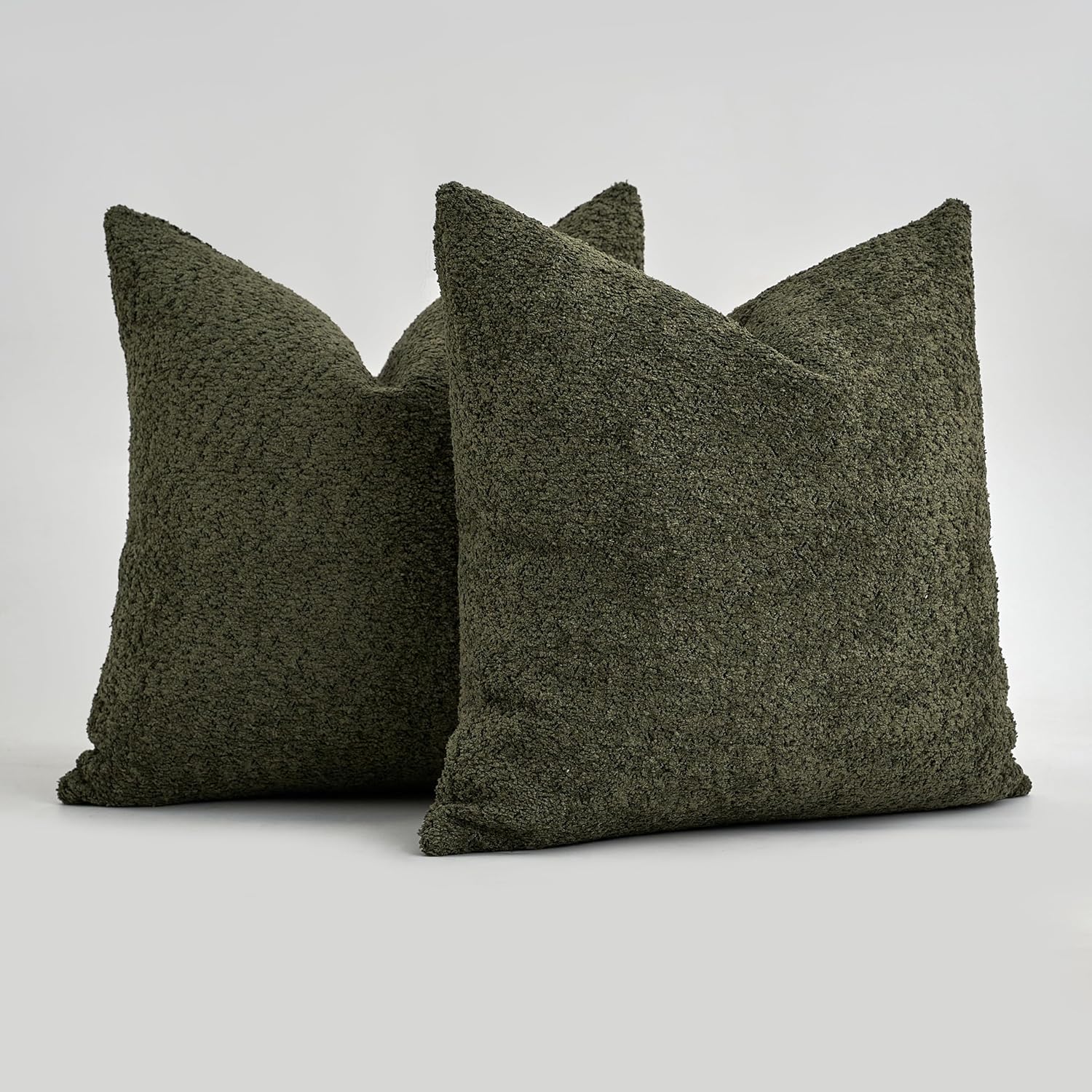 MOROCO Pillow Covers 18x18 Neutral Pillow Covers Textured