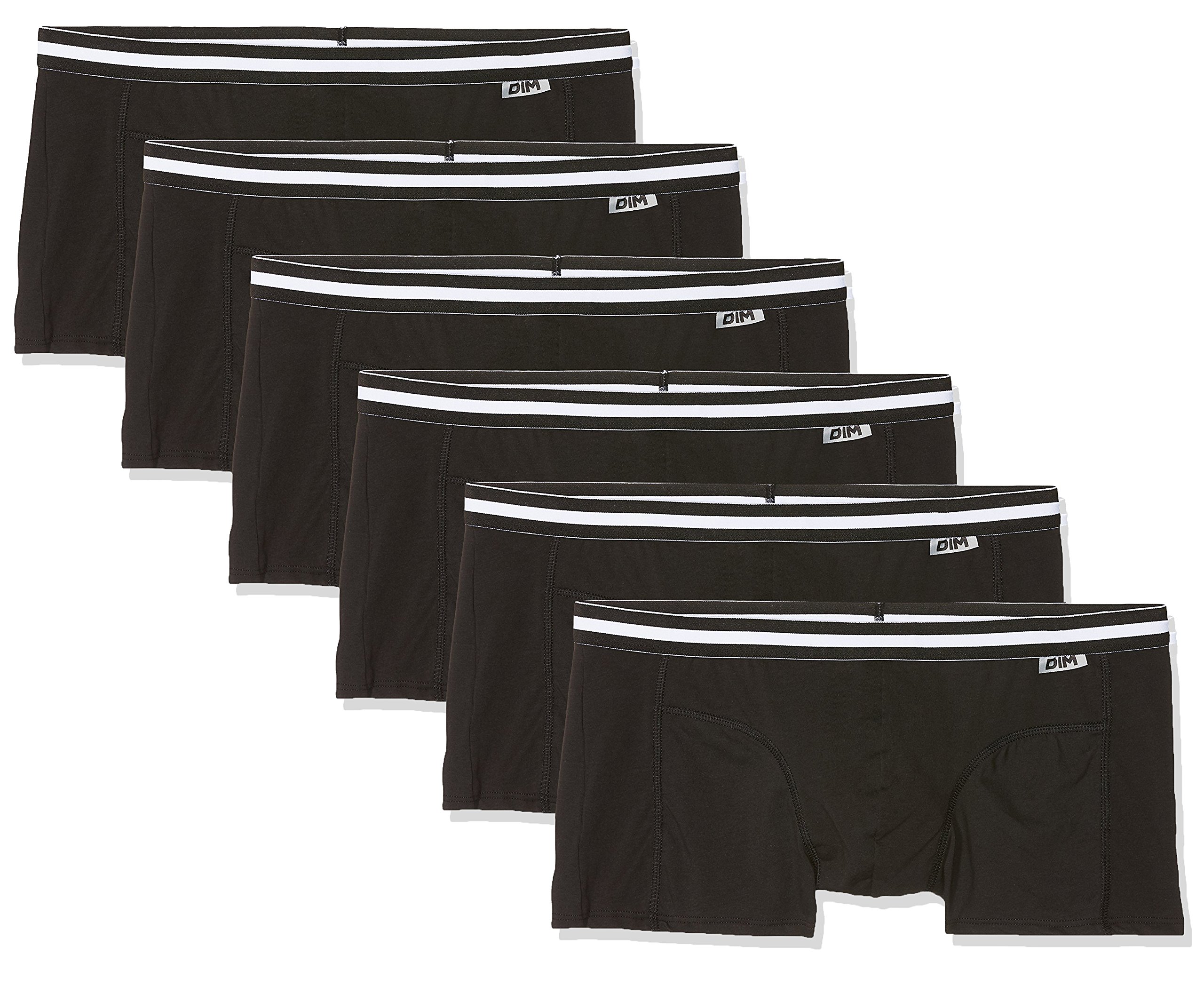 DIM Men's Boxer Set of 6 | Ecodim Cotton Stretch | Durable Comfort and Optimal Fit | Classic Waistband
