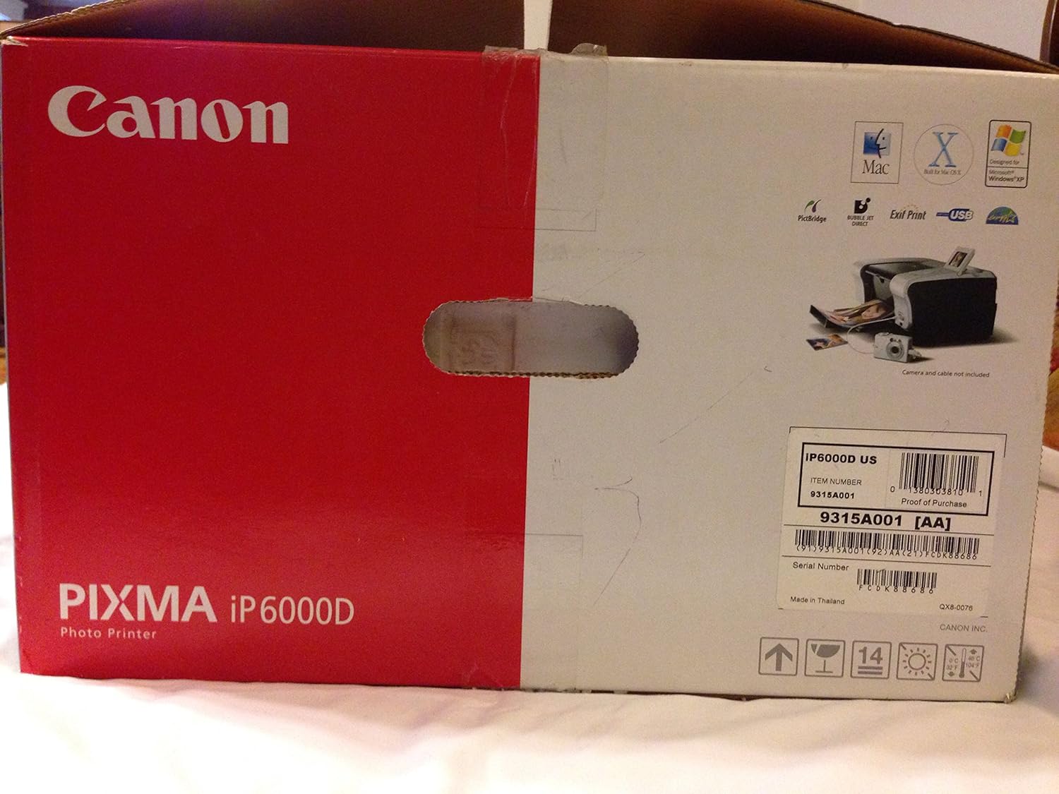 Canon PIXMA iP6000D Photo Printer
