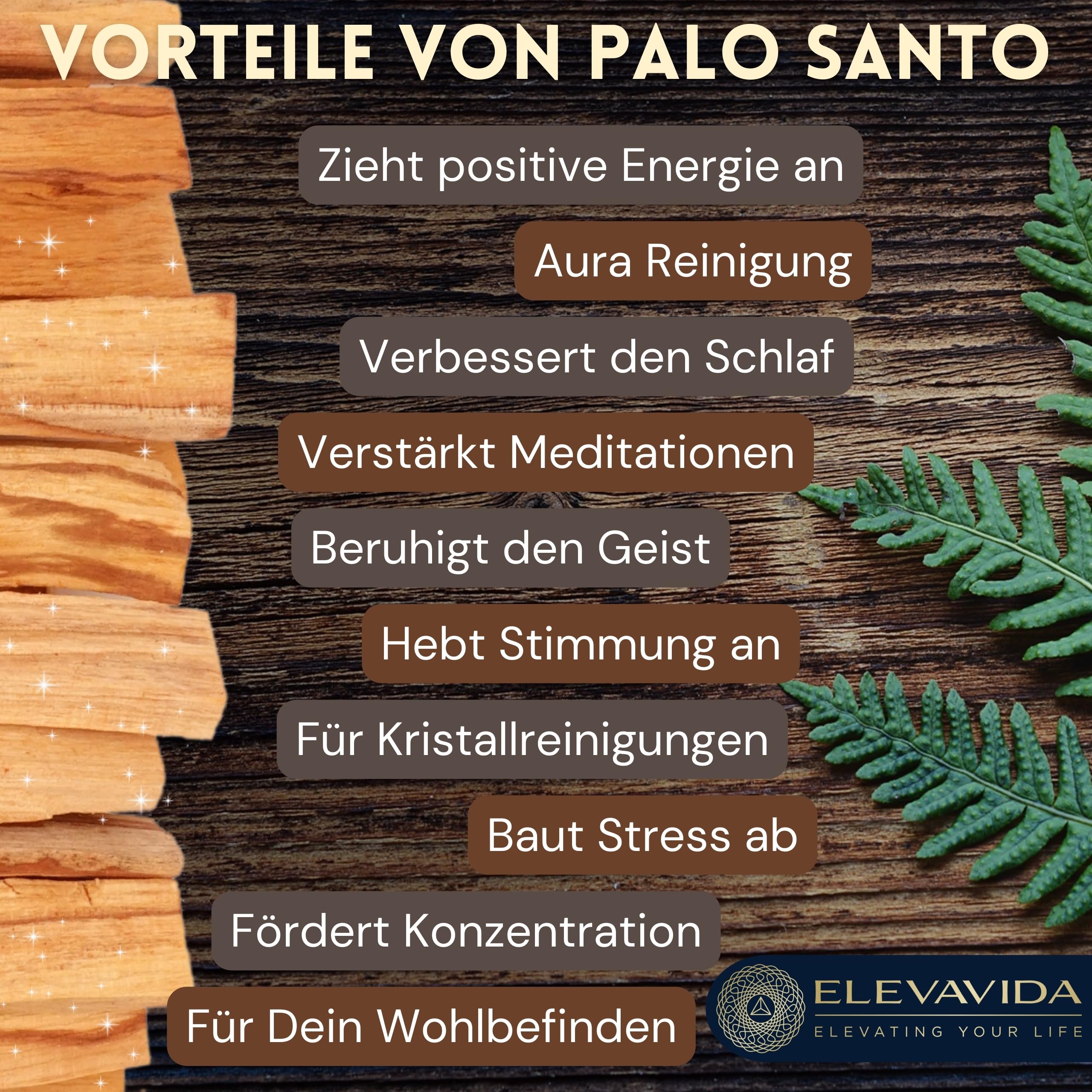 Palo Santo 500 g feines Räucherholz aus Peru - aromatisch duftend, nachhaltig gesammelt - Palo Santo Räucherstäbchen von Hand gespalten - Bursera Graveolen - heiliges Holz