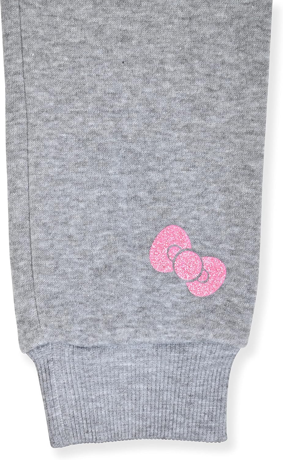 Hello Kitty Girls Sherpa Fleece Jogger Set 2 Piece Crew Neck Sweatshirt and Sweatpants