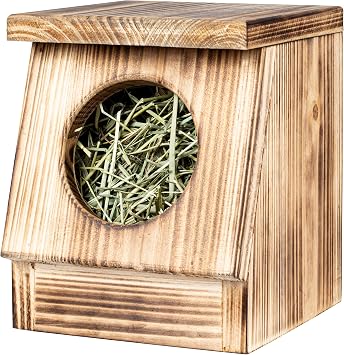 BalterFF Rabbit Hay Feeder Guine Pig Bunny Stuff Chinchilla Food موزع أقفاص Hay Rack Small Animal Automatic