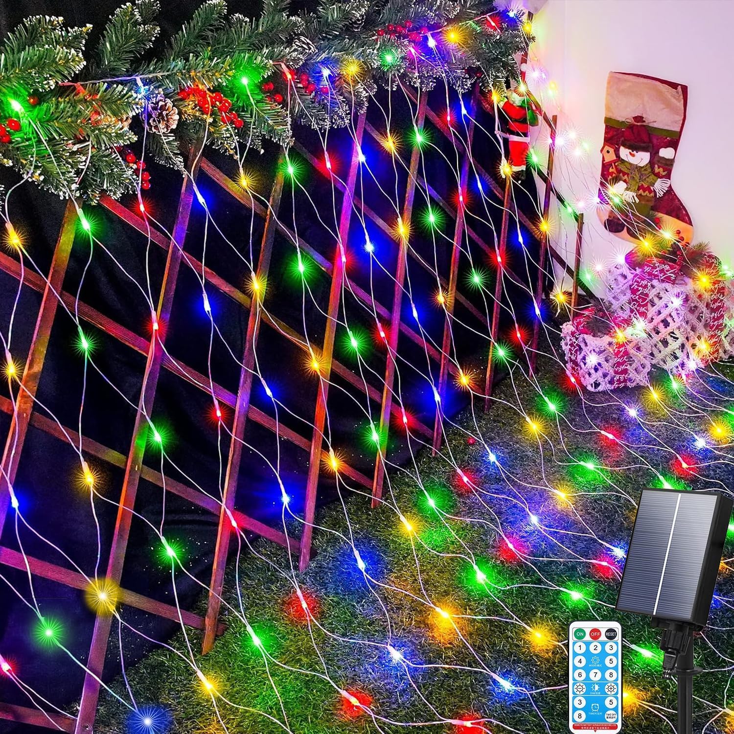 RGB LED Strip Lights Ultra-Long Color Changing Light Strip with Remote, 600LEDs Bright LED Lights, DIY Color Options Tape Lights with ETL Listed Adapter for Bedroom Ceiling (Multicolor, 1.5M*1.5M)