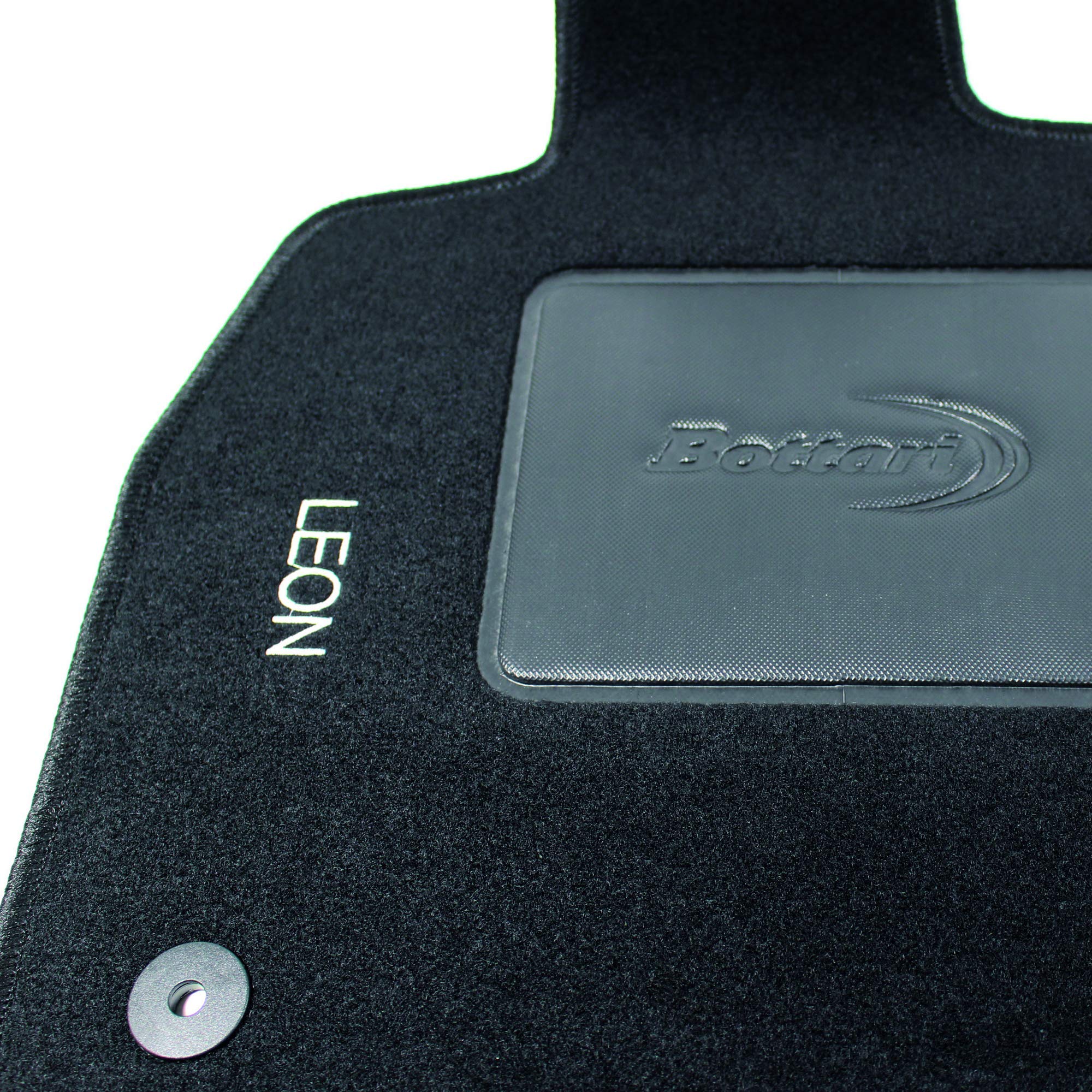 Image secondaire de Bottari 39089 Set de 4 tapis de sol sur mesure en velours pour Seat Leon 2013 - ....