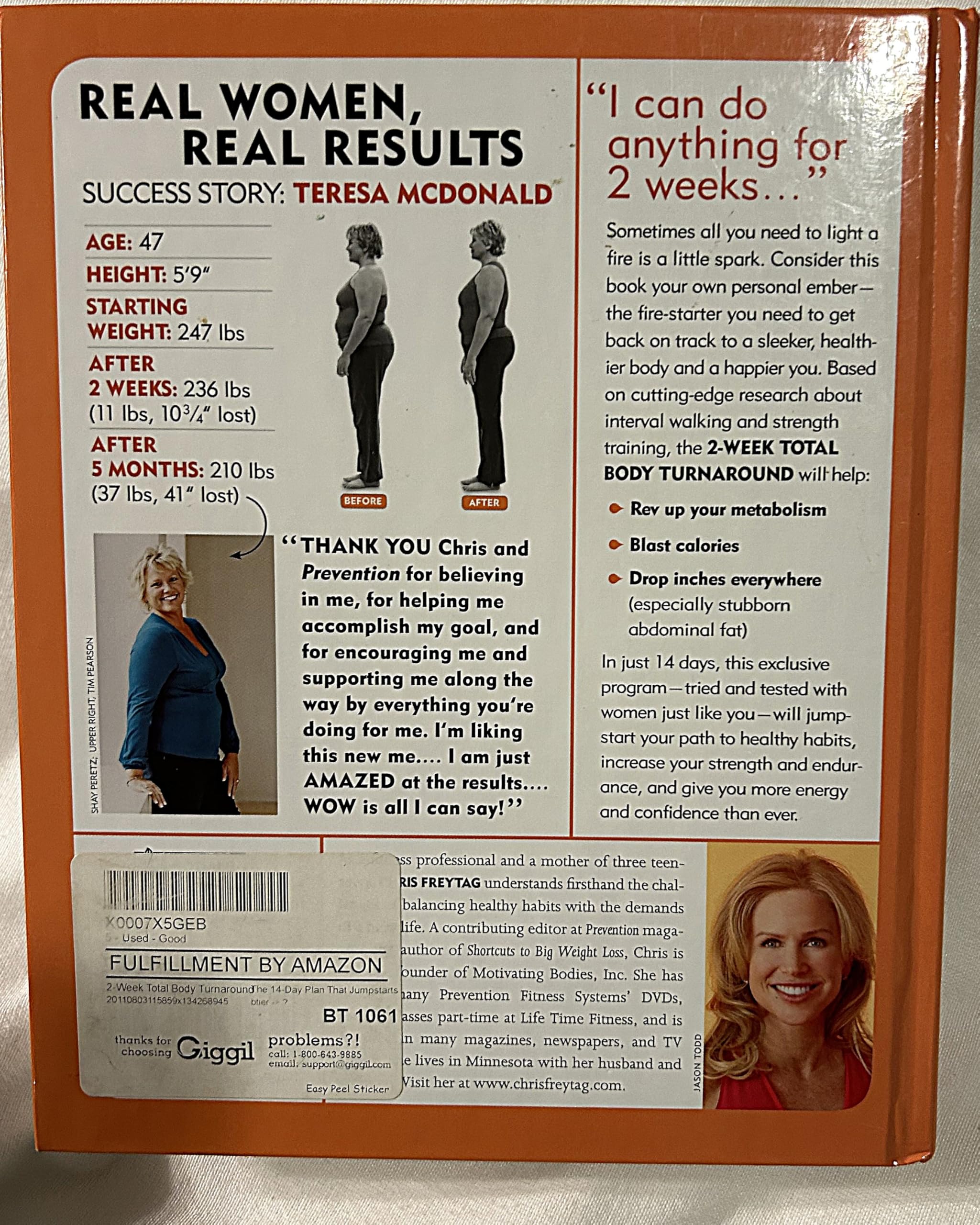 2-Week Total Body Turnaround: The 14-Day Plan that Jumpstarts Weight Loss, Maximizes Fat Burn, and Makes Over Your Fitness Mindset Forever Chris Freytag and Alyssa Shaffer - PT01