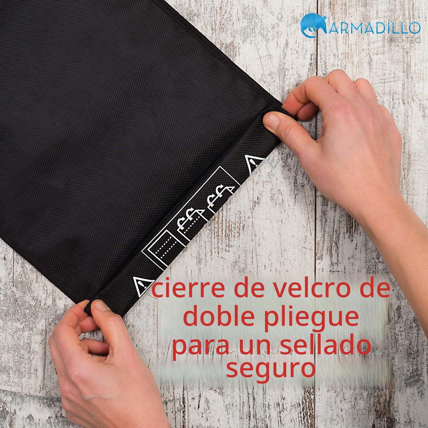 Faraday - Bolsa para tabletas y teléfonos, Bolsas Grandes Faraday para iPad, Bolsa de Bloqueo RFID, Bloqueador de señal para teléfono Celular, antirastreo, antipiratería, antiespionaje | Bloquea RFID, GPS, NFC, Wi-Fi y Bluetooth, detiene el robo sin llave
