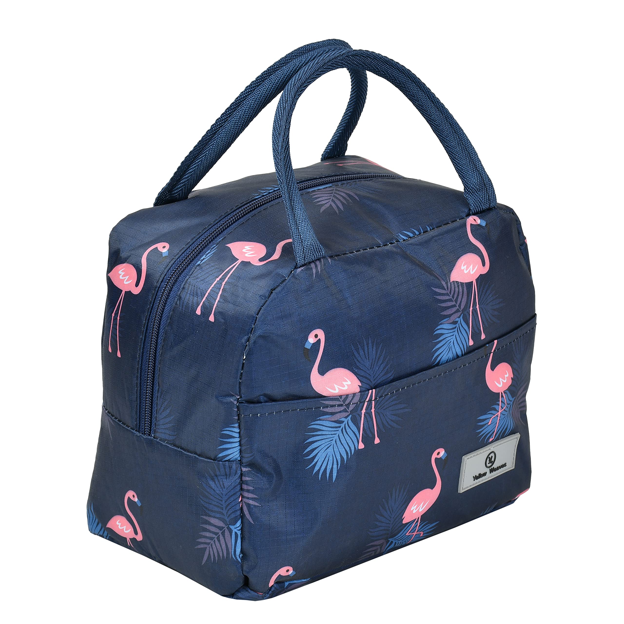 Yellow Weaves Insulated Polyester Travel Lunch/Tiffin/Storage Bag For Office, College & School Big Size (Blue-Pink), 8 liter (B0978G58XQ) Amazon Price History, Amazon Price Tracker