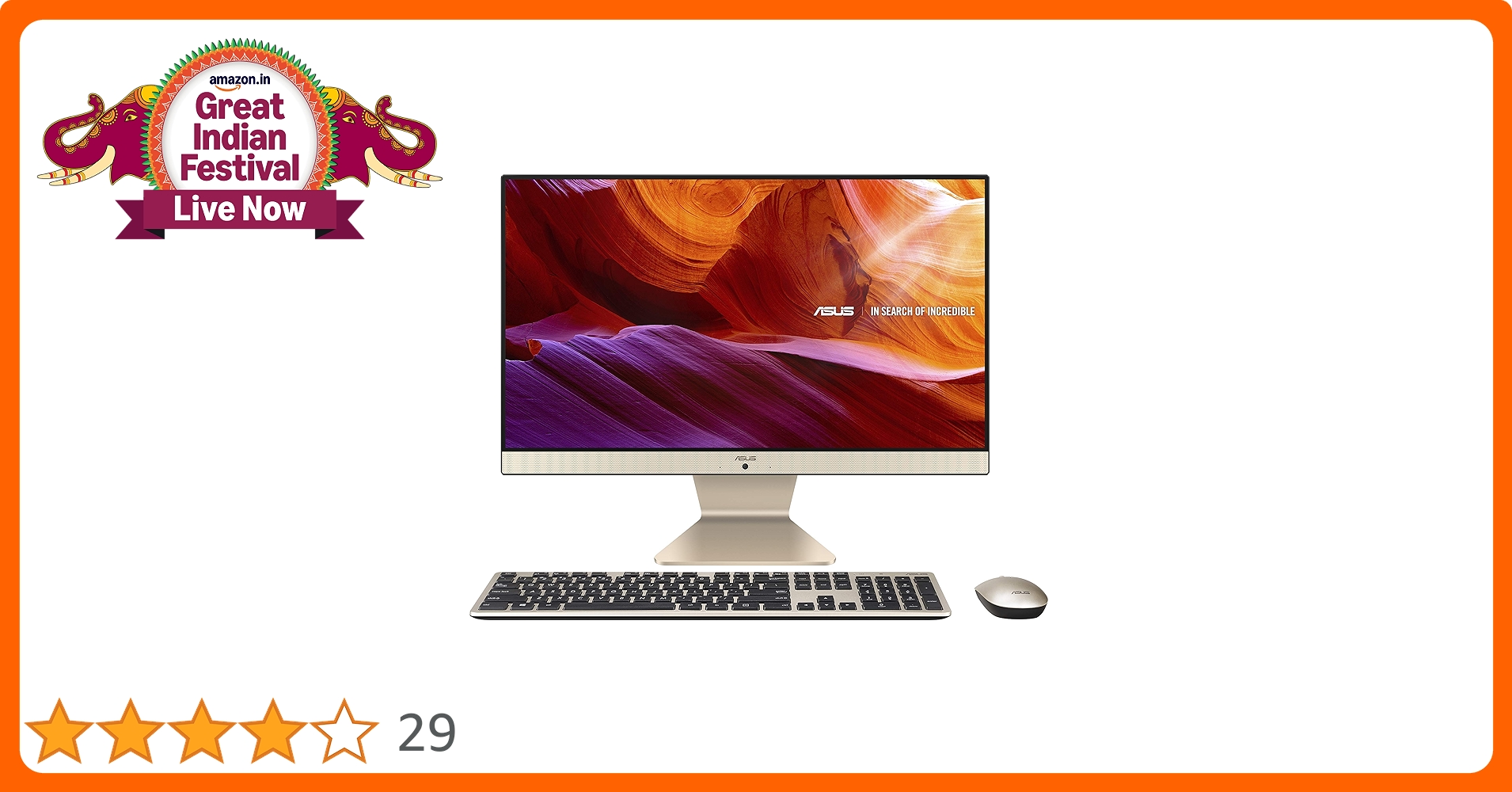 #181 ASUS Vivo AIO V222FA 一体型 i3-10110U ASUS Vivo AiO V222, 21.5