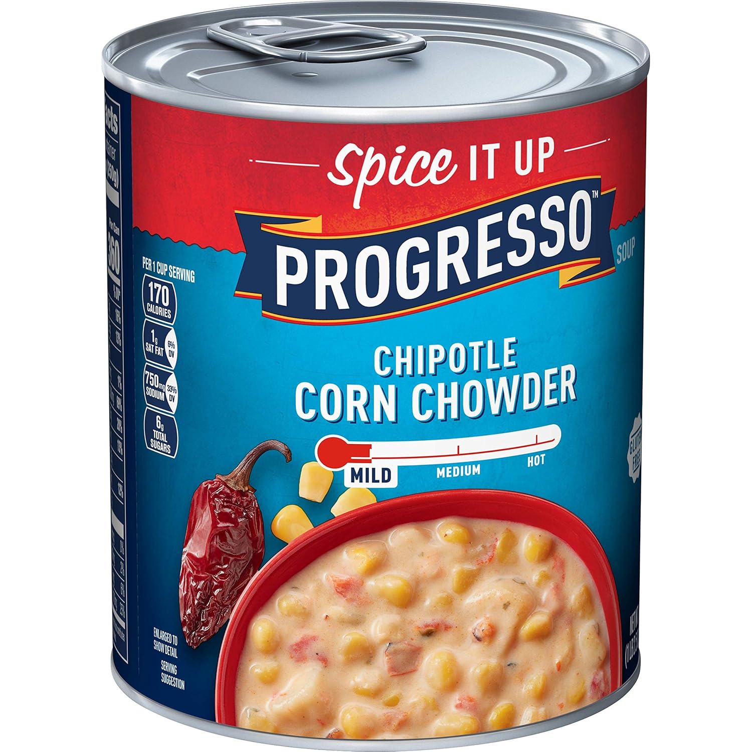 Progresso Spicy Chipotle Corn Chowder, 18.5 oz (Pack of 12