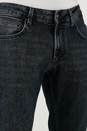 Buratti Pamuklu Regular Fit Normal Bel Boru Paça Jeans Erkek KOT PANTOLON 2211C25PARMA