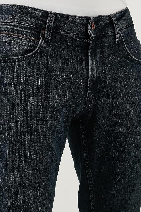 Buratti Pamuklu Regular Fit Normal Bel Boru Paça Jeans Erkek KOT PANTOLON 2211C25PARMA