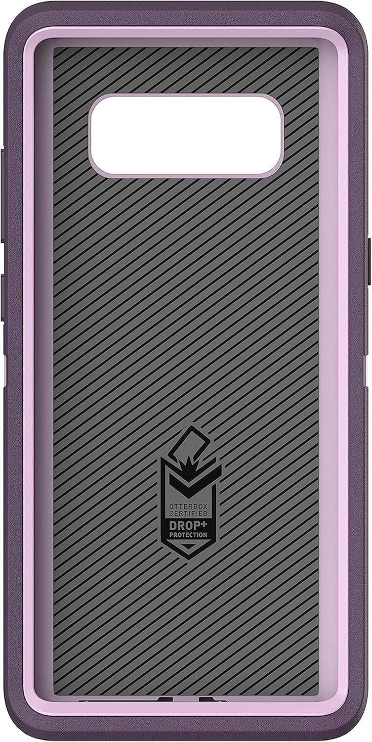 OtterBox Defender Series Screenless Edition Case for Samsung Galaxy Note8 with Cleaning Cloth - Case Only - Non Retail Packaging - Purple Nebula