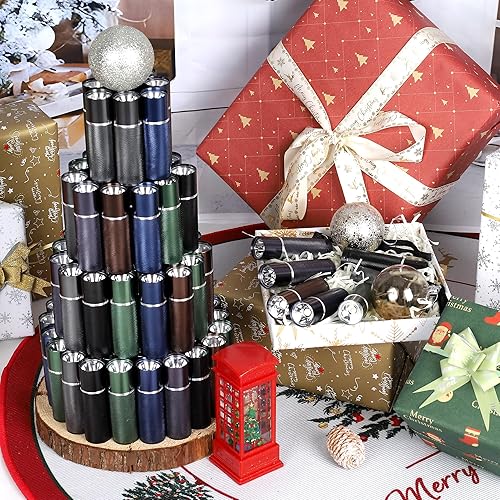 Miniatura 6 de FASTPRO Juego de 36 linternas, linternas LED de aluminio que incluyen pilas AAA y cordón, linterna súper brillante de 100 lúmenes para recuerdos de