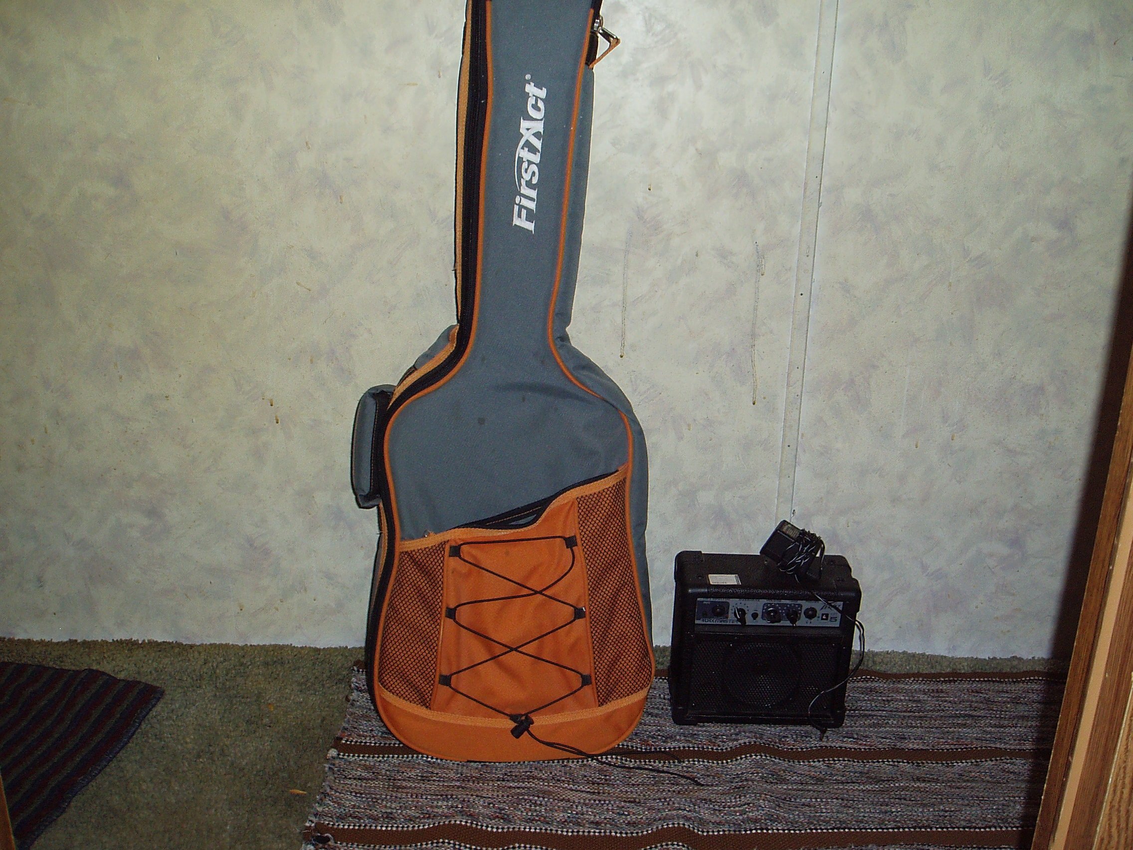 First Act AL223 Solid-Body Electric Guitar, Black