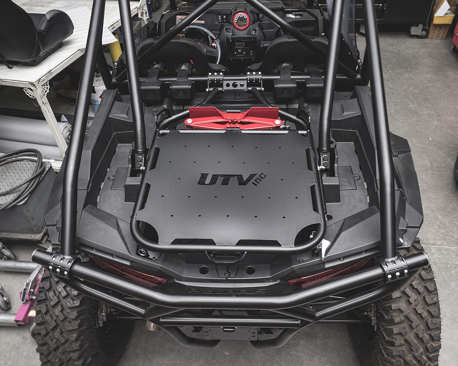 UTV INC Polaris RZR Clamp On Pop Up Spare Tire Mount