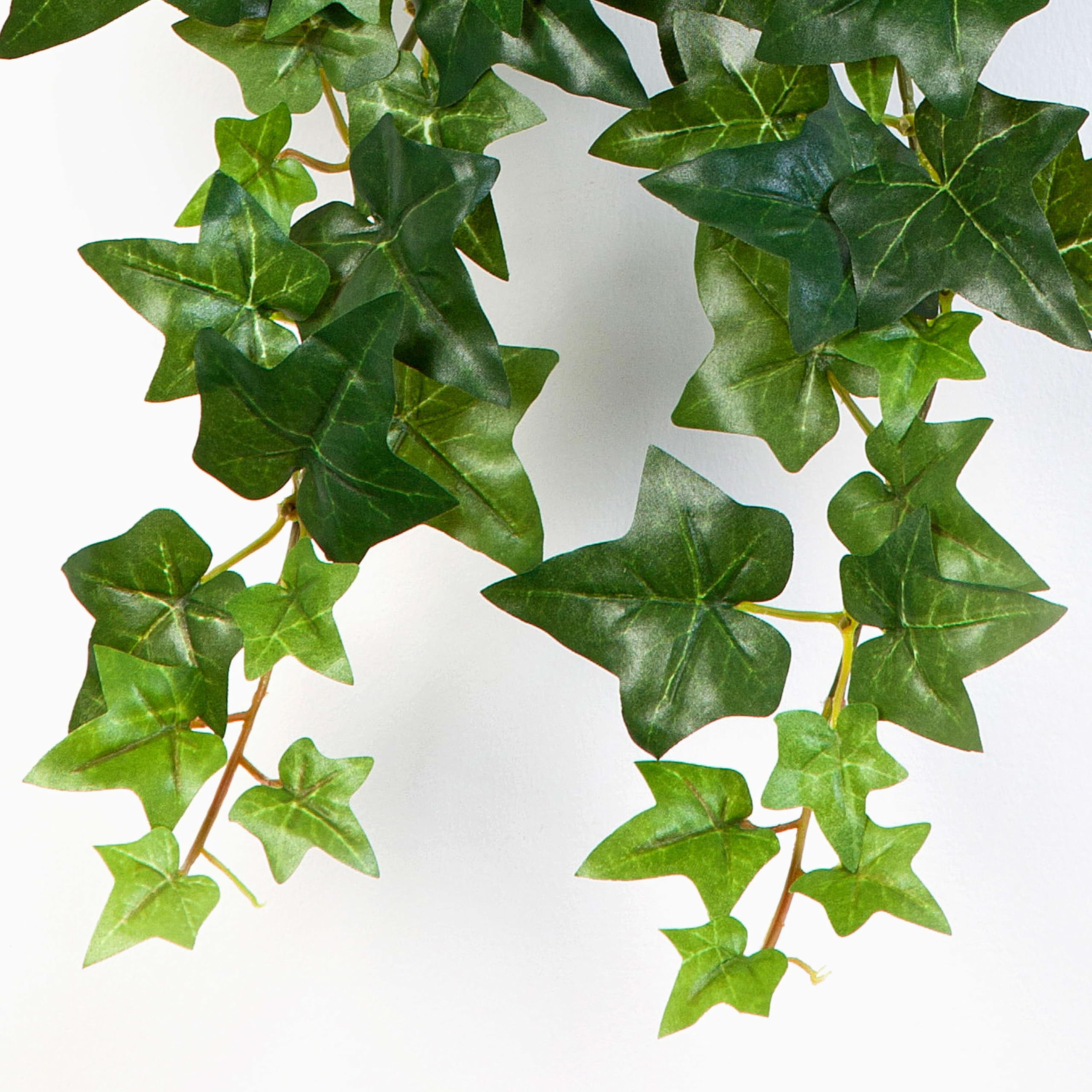 artplants.de Tralcio d'edera Decorativa Luka, Verde, 70cm | 262 Foglie - Edera Artificiale/Decorazione pensile