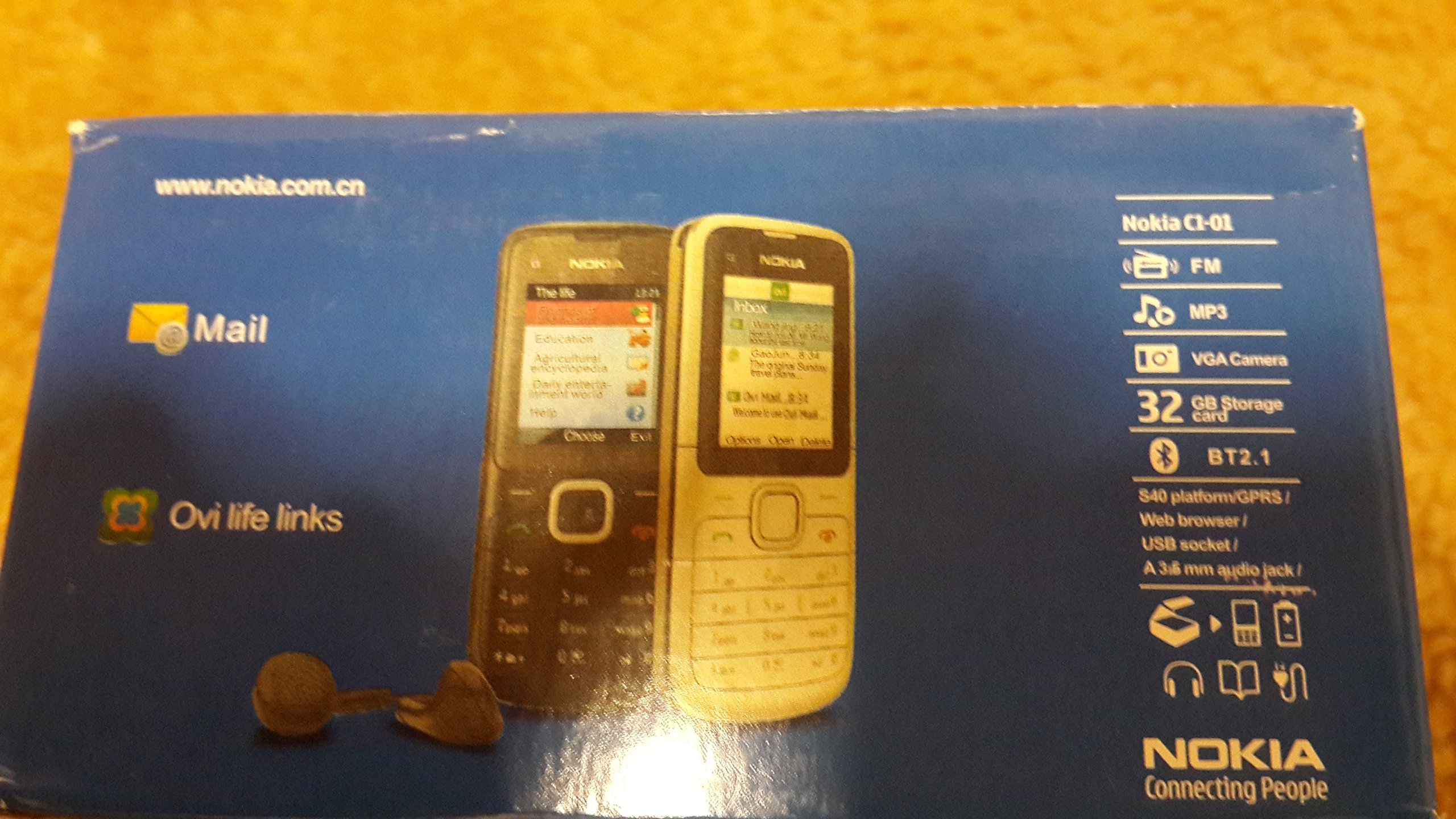 Nokia C1-01 Gris Titane - Pour Pièces / Ne Fonctionne Pas - Vintage