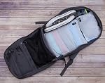 Travel Compression Packing Cubes - 2 Piece Luggage & Suitcase Organizer Bags - Large & Small Traveling Set, Separated Clean & Dirty Laundry Storage Compartment Organizers for Clothes, Shoes, Makeup
