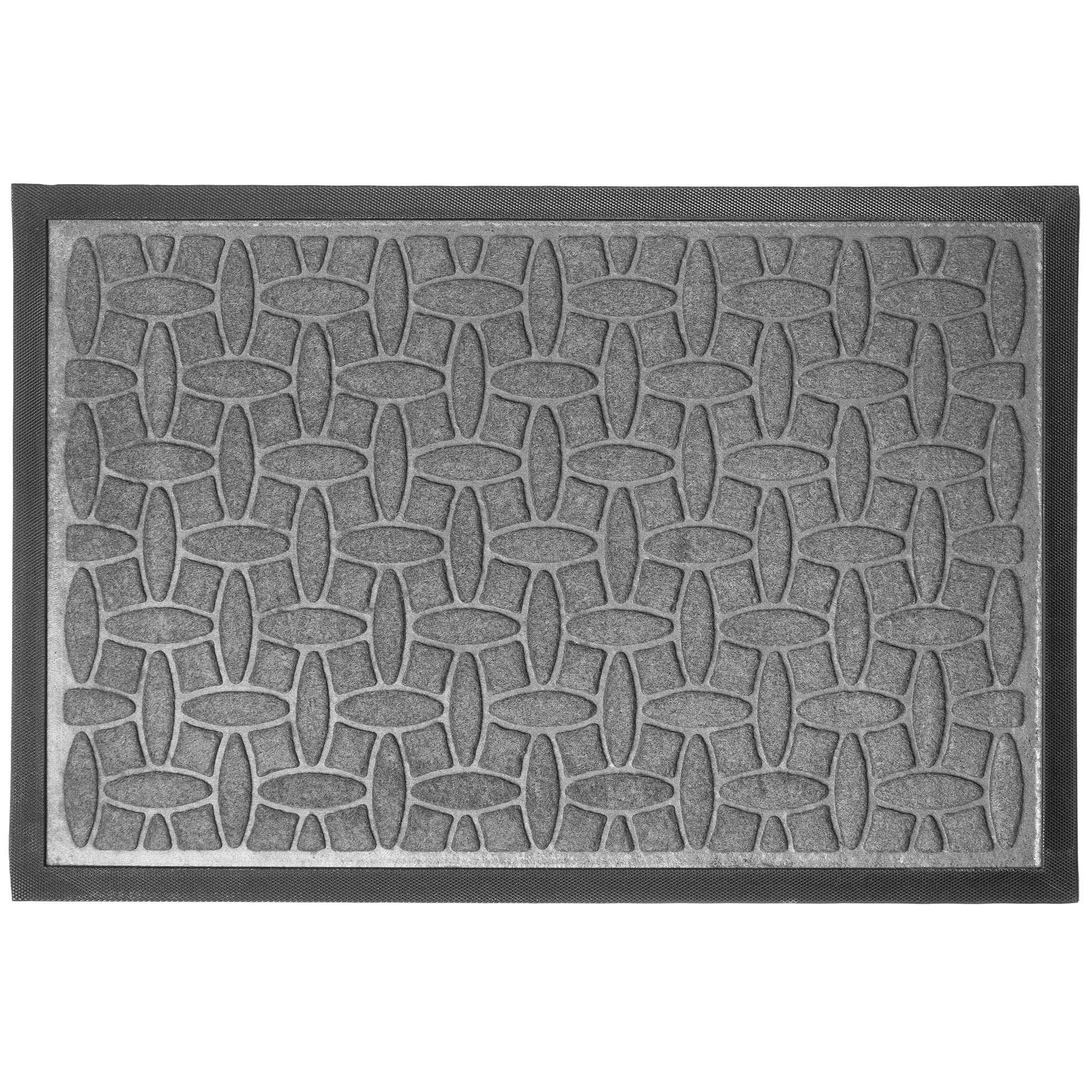 Kadax Voetmat Van Kokosvezel En Rubber, 60 X 40 Cm Kokosmat Deurmat Voor Binnen En Buiten Huisdeur Ingang Voor Thuis Vuilvangmat Deurmat Patroon 3 760393446