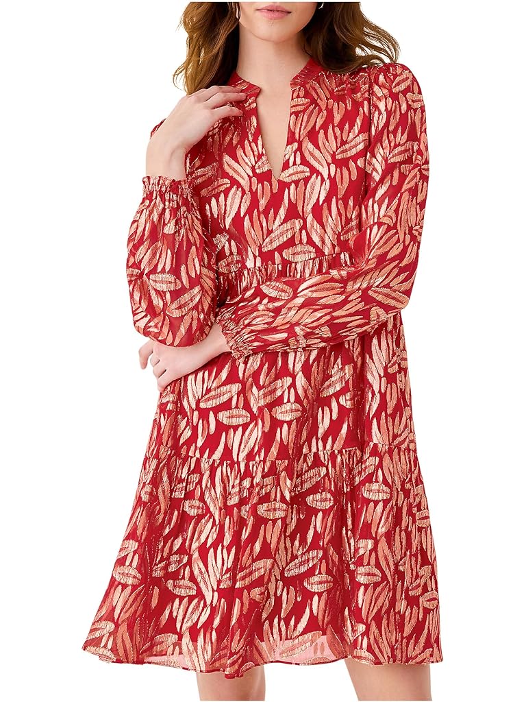 Red Lilly Pulitzer Cornellia Silk Dress