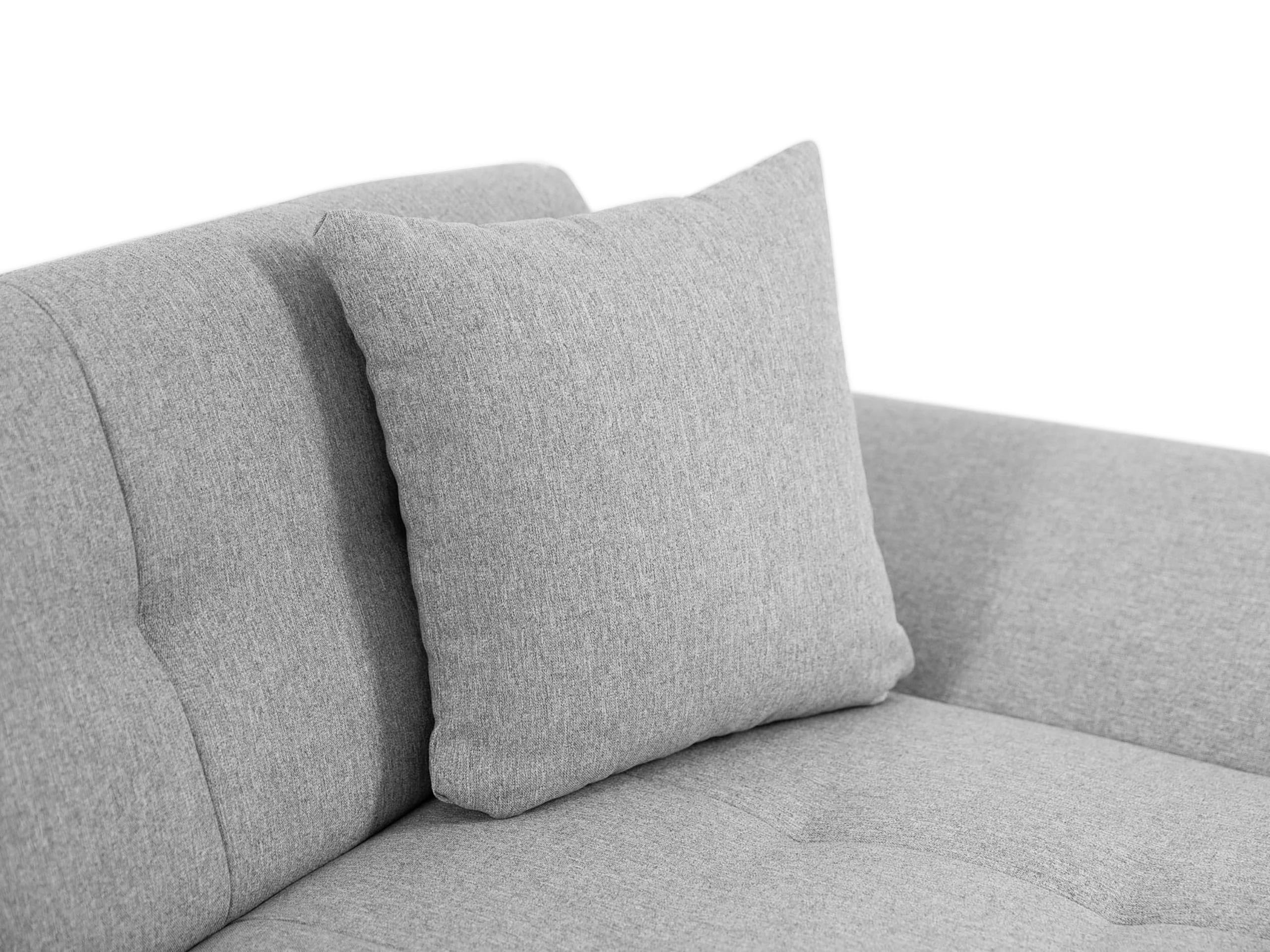 Mirjan24 Ecksofa Montana Sale mit Regulierbare Armlehnen, Eckcouch, L-Form Sofa, Wohnlandschaft, Couch, Farbauswahl (Lux 06 + Lux 06 + Lux 05, Seite: Links)