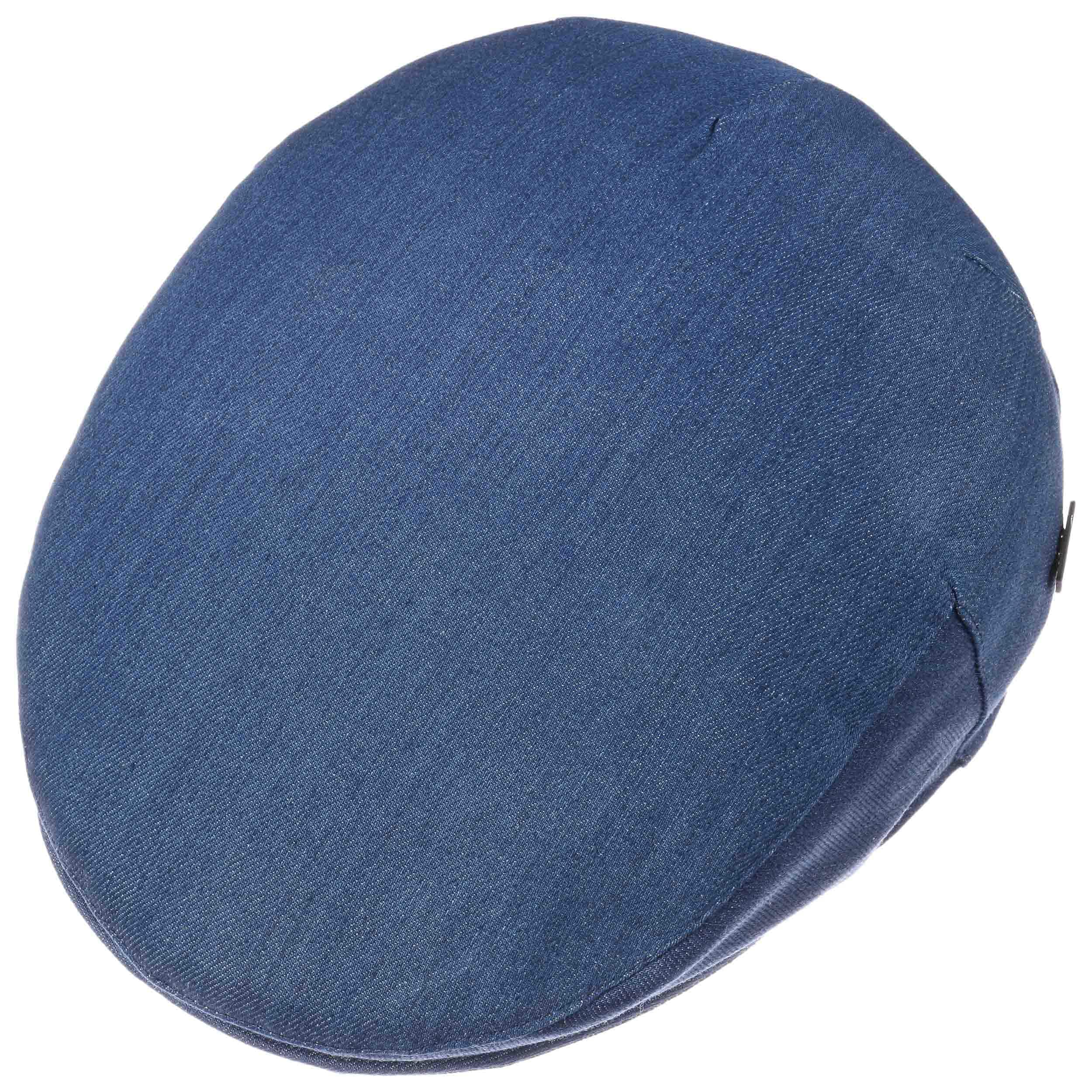 Lipodo Inglese Jeans Flatcap Schirmmütze Uni einfarbig Made in Italy Damen Herren Frühling Sommer