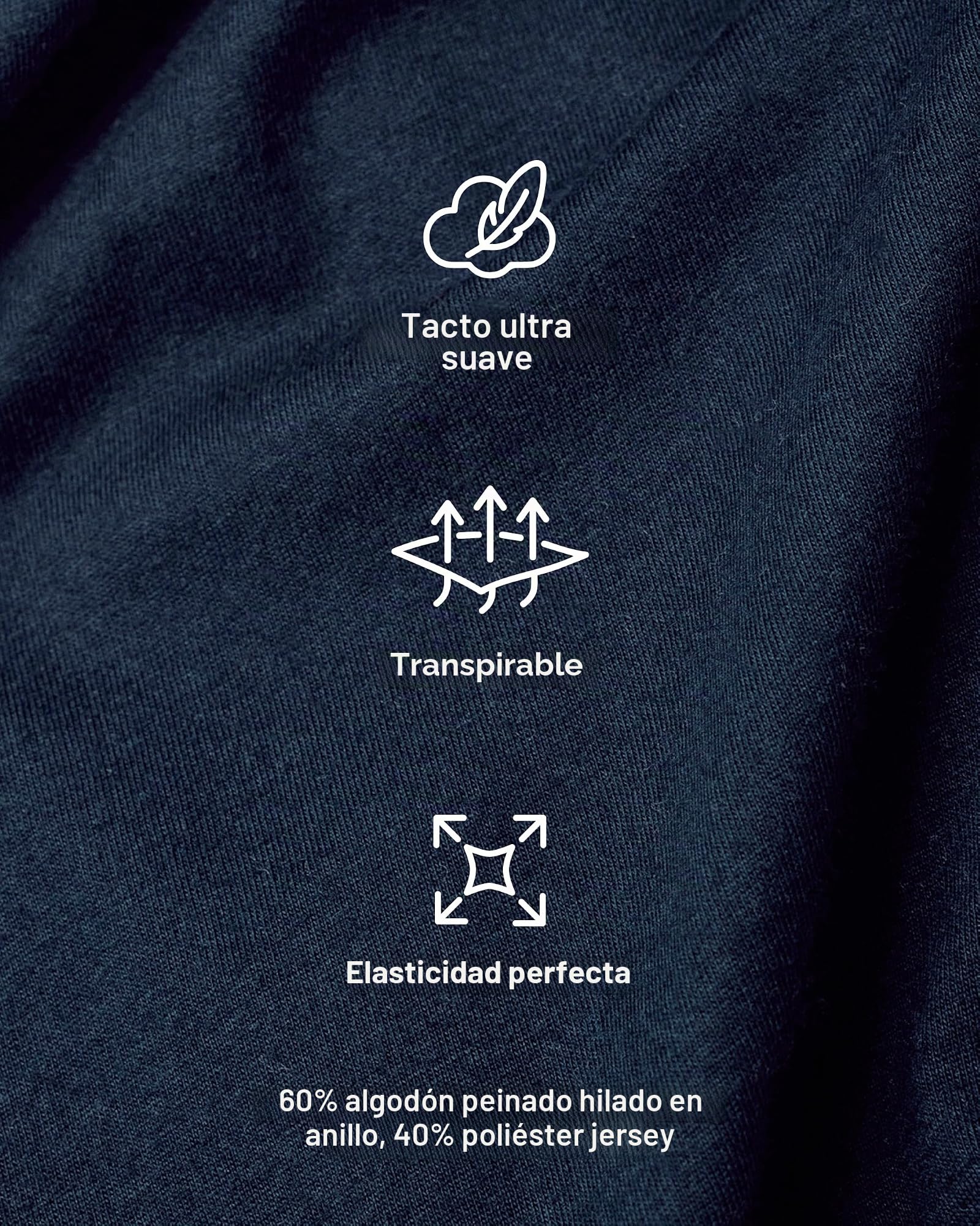 True Classic Short Sleeve Classic Crew Camiseta Hombre (Pack de 1)