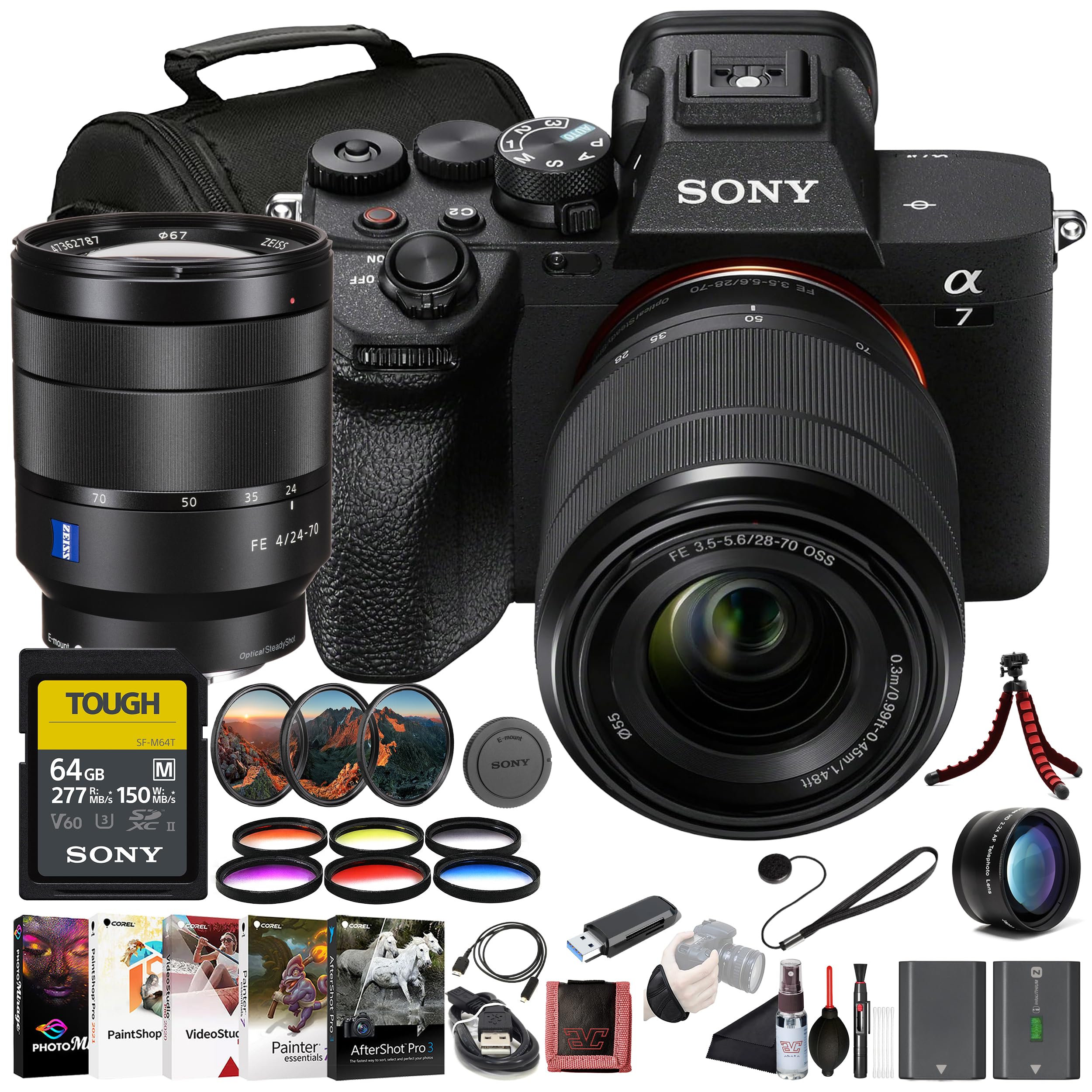 Amazon.com : Sony α7 IV Mirrorless Camera Kit (ILCE-7M4K/B