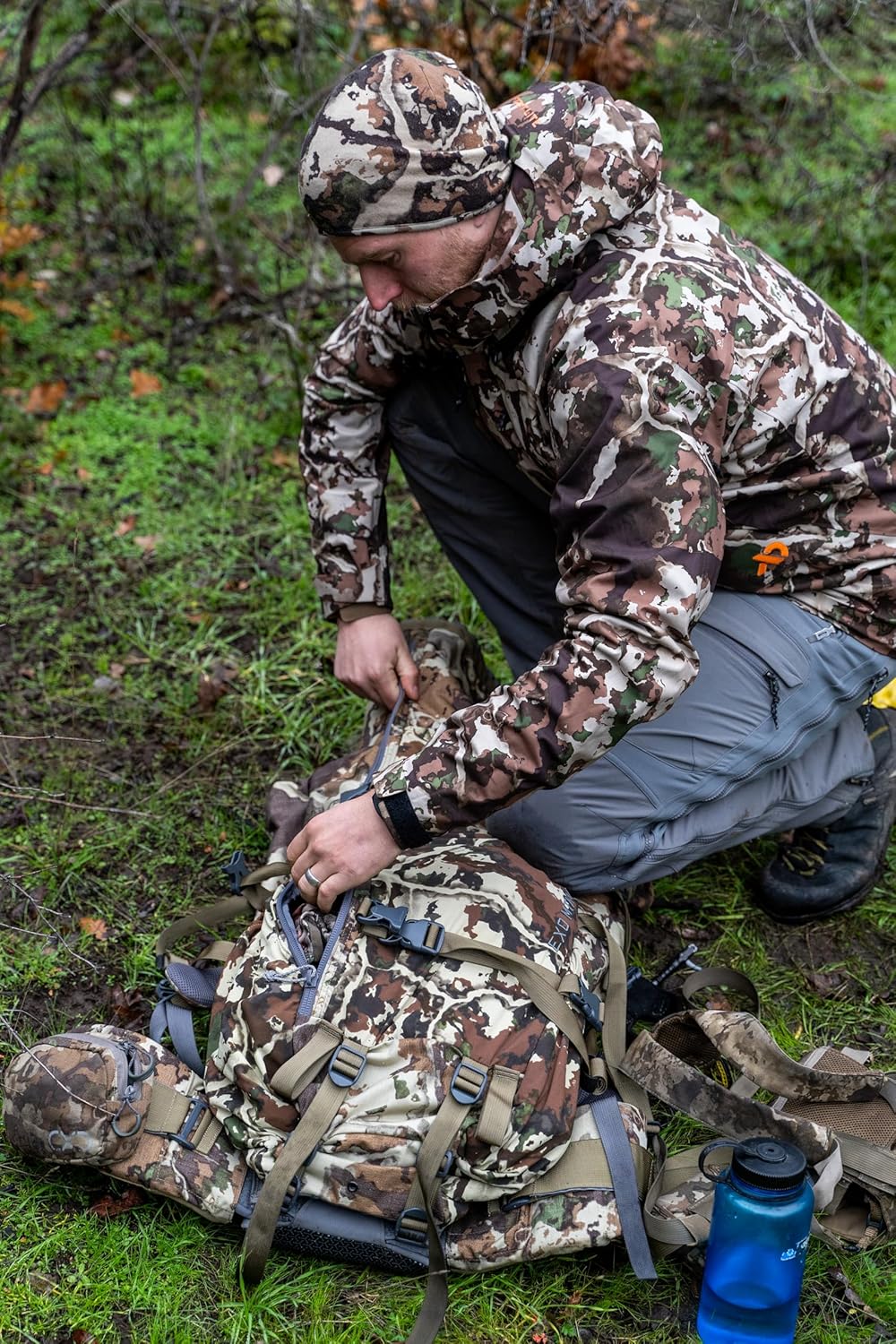 First Lite Kiln 250 Beanie - Midweight Warm Merino Wool Camo Hunting Hat