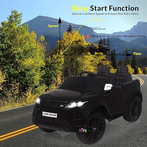 Miniatura 4 de Americas Toys Auto de conducción para niños con control remoto, reproductor de MP4, asiento de cuero, automóvil para niños con puertas dobles