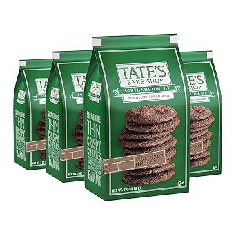 Tates Bake Shop Double Chocolate Chip Cookies, 4 - 7 oz Bags