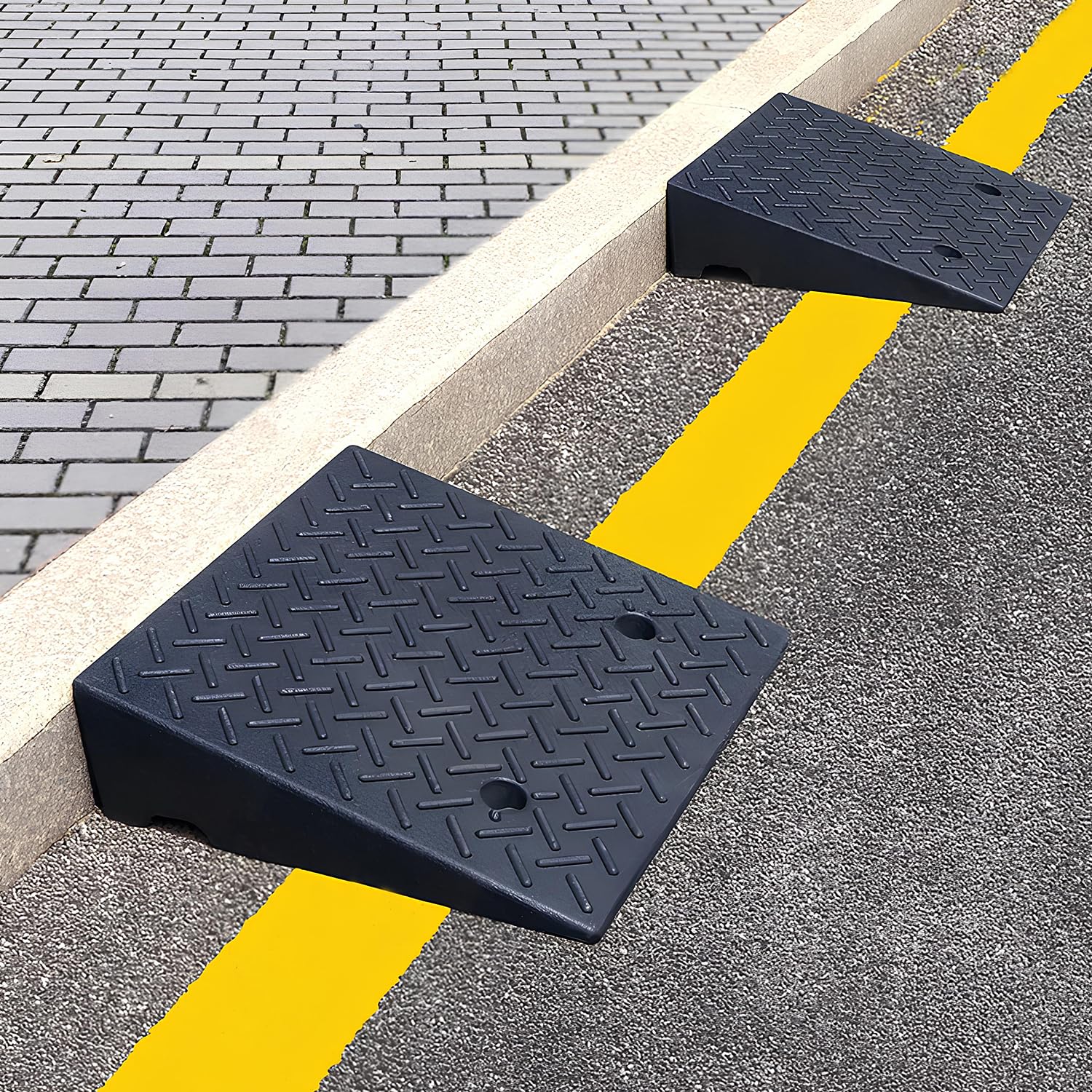 Snapklik.com : ELK Heavy Duty Rubber Curb Ramp For Driveway - Portable ...