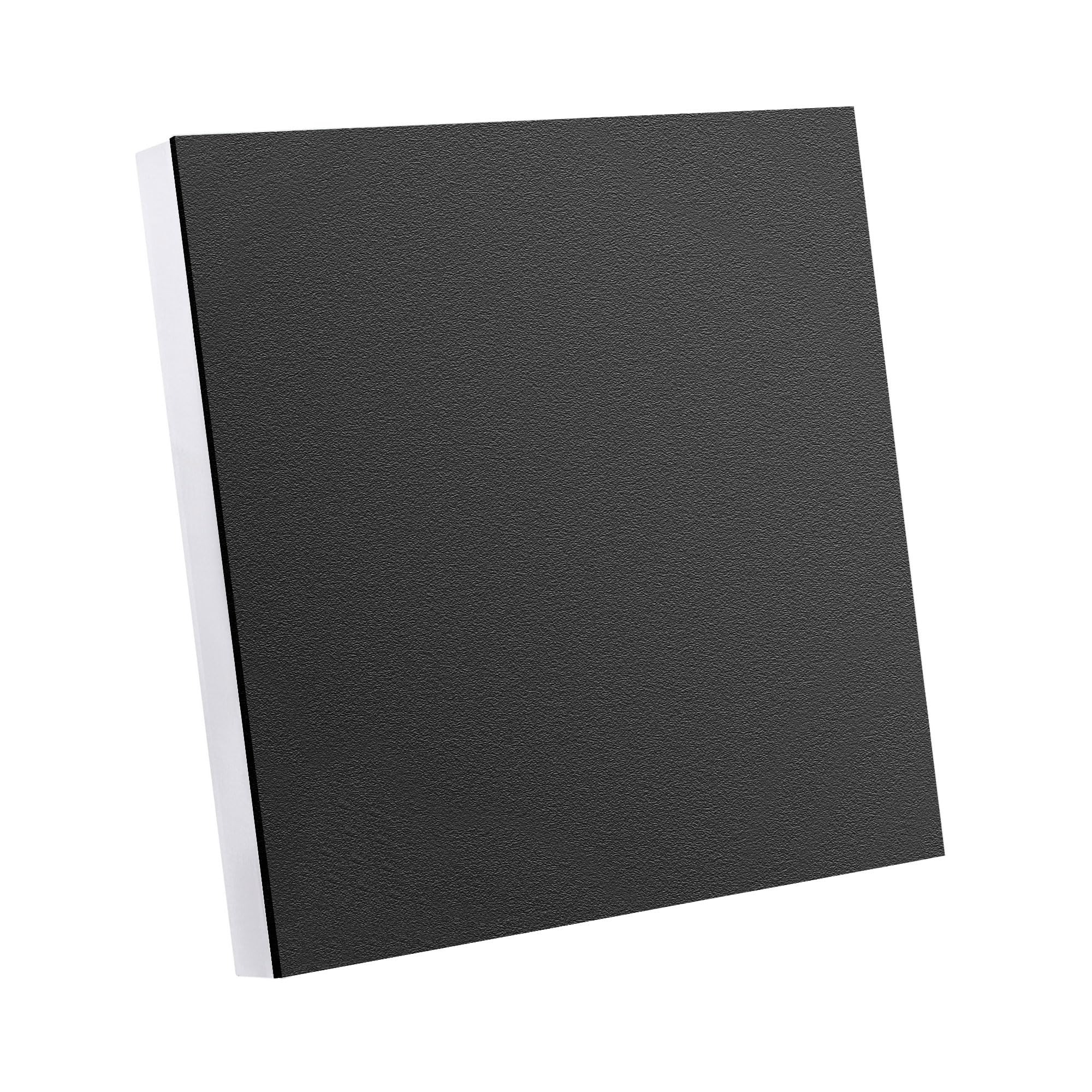 Maxkomfort 6er Treppenbeleuchtung LED schwarz 230V, Warmweiß 2,5W, Eckig, Einbau Wandstrahler, Flur Nachtlicht - 6107-BK