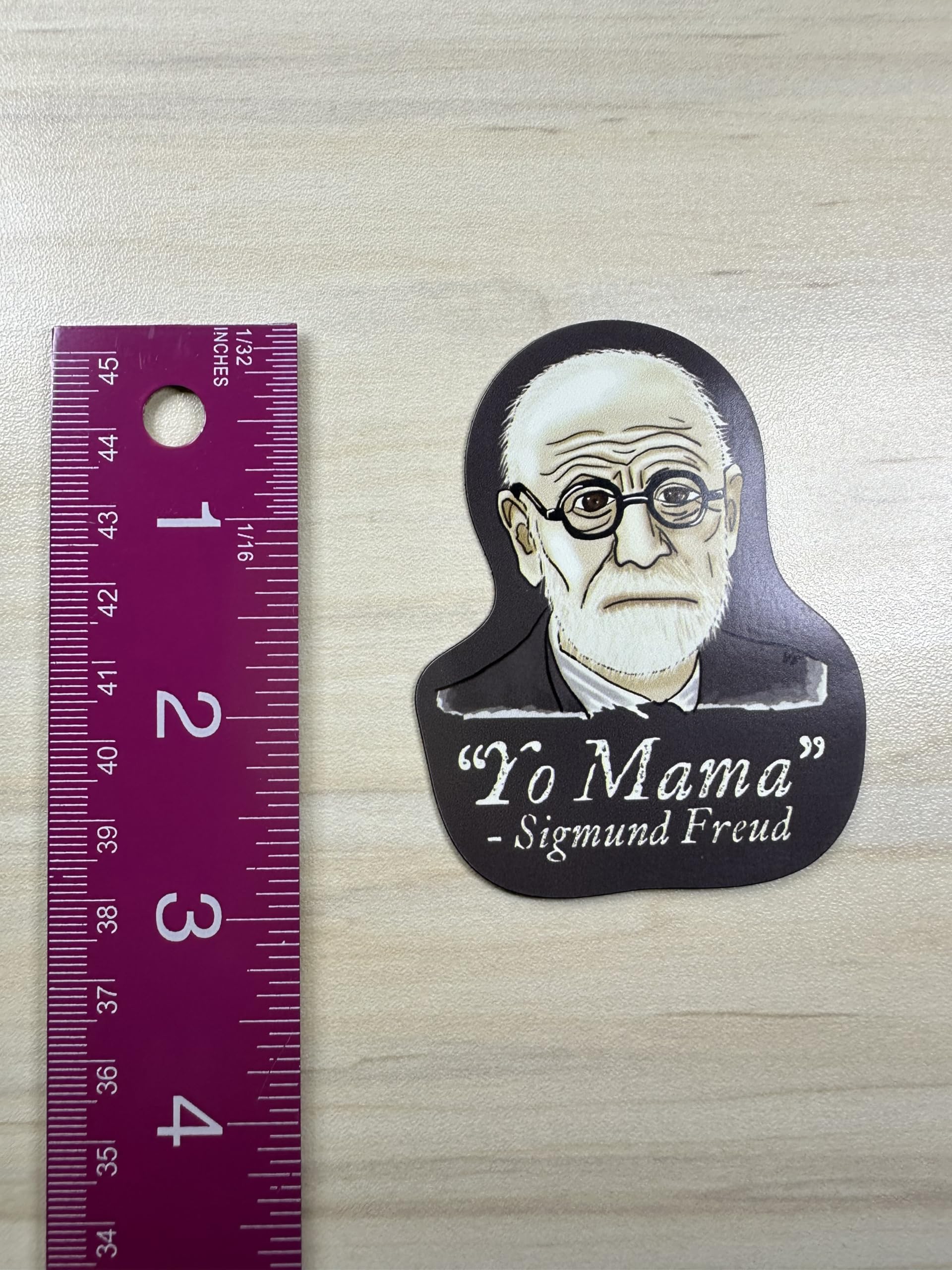 Funny Psychology Magnet, Sigmund Freud Yo Mama Joke, Funny Psychology Gift