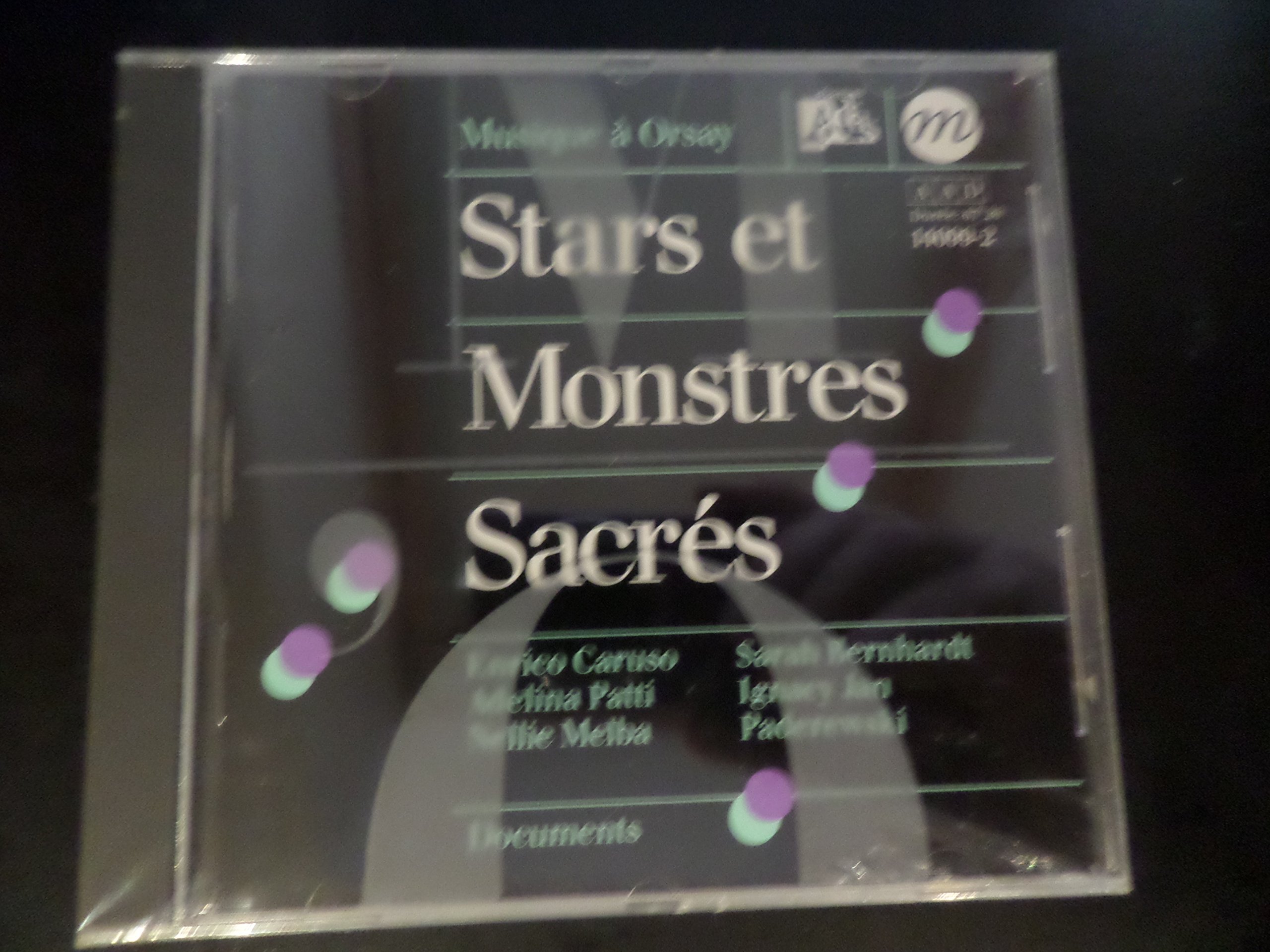 Stars Et Monstres Sacres : Musique a Orsay - Caruso, Patti, Melba, Bernhardt, Jan, Padarewski [Audio CD]