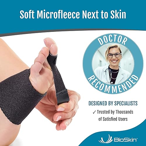 Miniatura 3 de BIOSKIN Alisadora de dedos de martillo para metatarsalgia punta de garra o punta de mazo correa de osteotomía y envoltura de compresión para pies