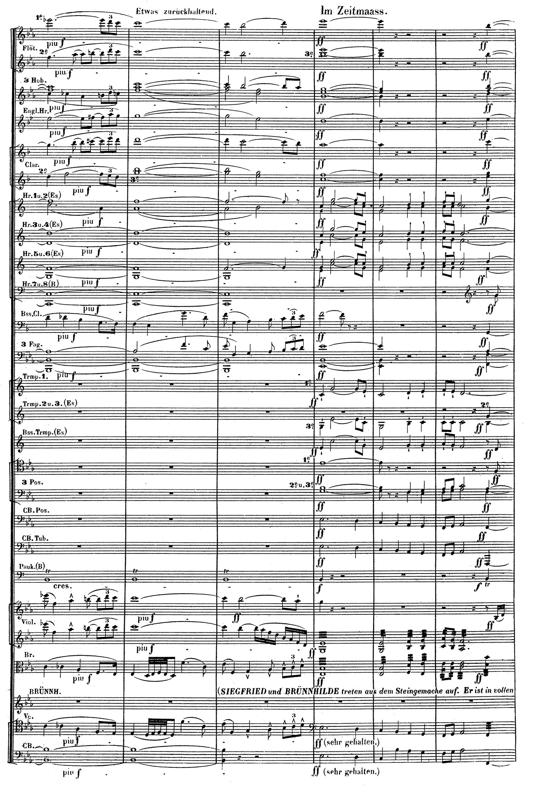 Götterdämmerung. Chœur Mixte et Ensemble. Conducteur