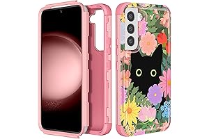 PlaKill Galaxy S22 Case: Premium Protection in a Chic Cat Flower Design