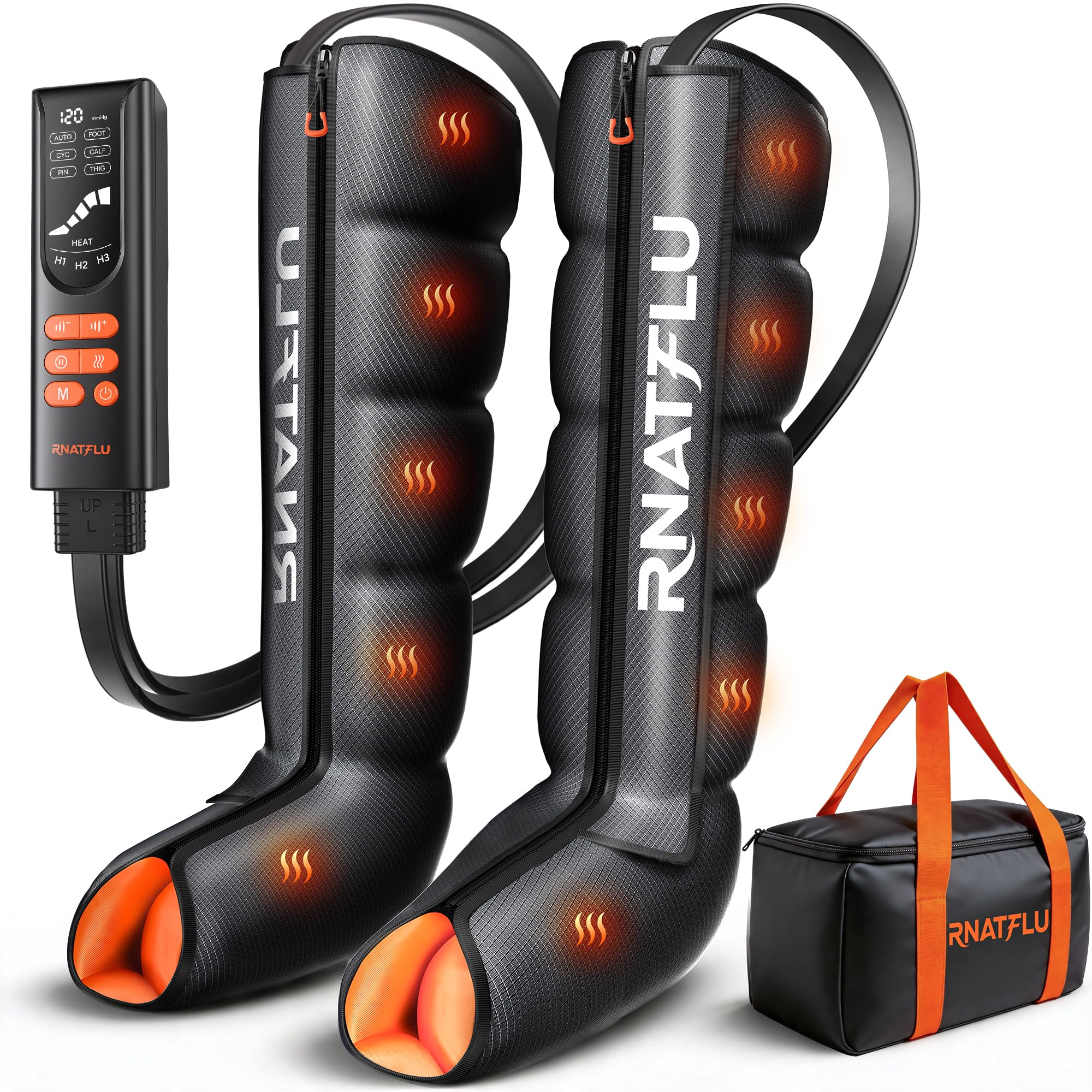 Photo 1 of RNATFLU Air Compression Leg Massager with Heat